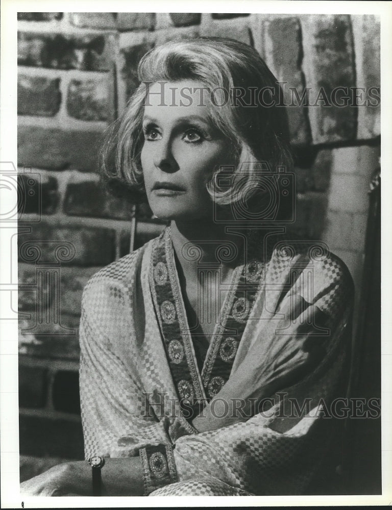 1984 Press Photo Actress Dina Merrill Plays Scheming Socialite in "Hot Pursuit" - Historic Images