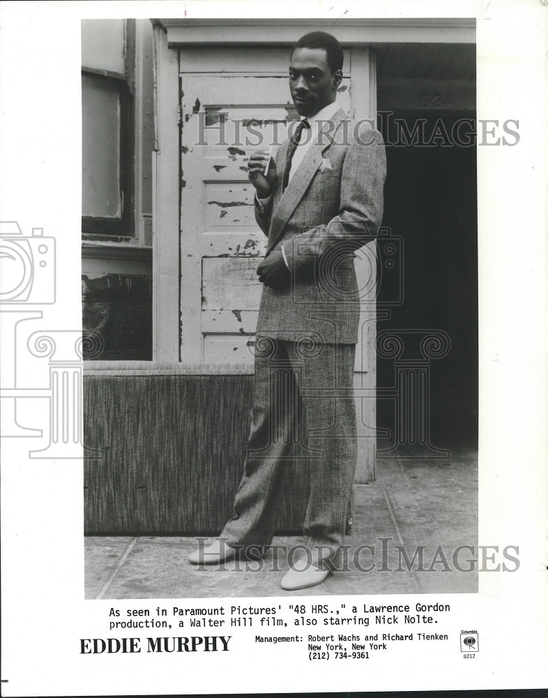 1990 Press Photo Eddie Murphy in "48 Hours," Paramount Pictures - Historic Images