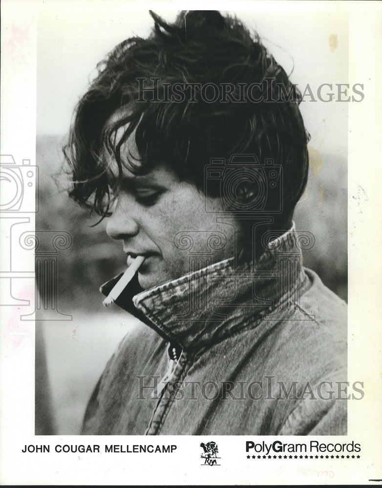 Press Photo Singer-Songwriter John Cougar Mellencamp - Historic Images