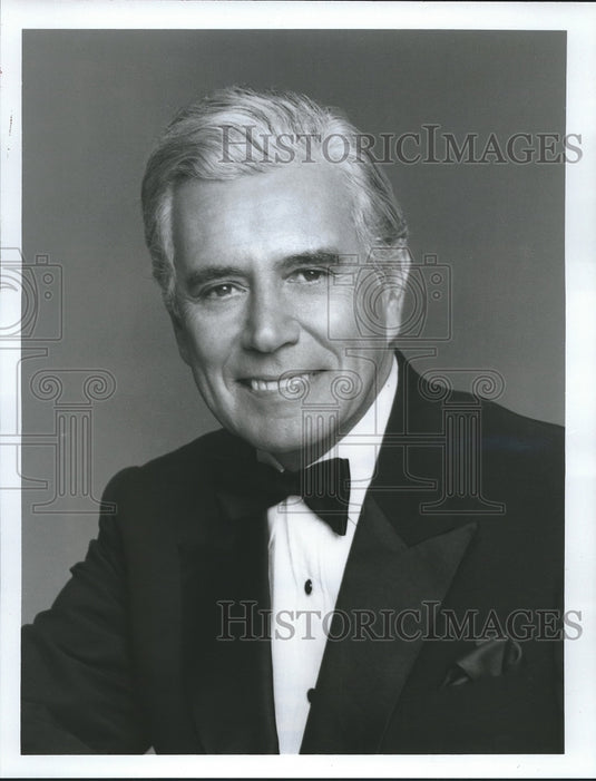 Press Photo John Forsythe, Actor on "Dynasty" on ABC - Historic Images