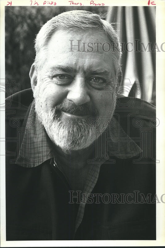 1985 Press Photo Actor Raymond Burr in "Perry Mason Returns" - Historic Images