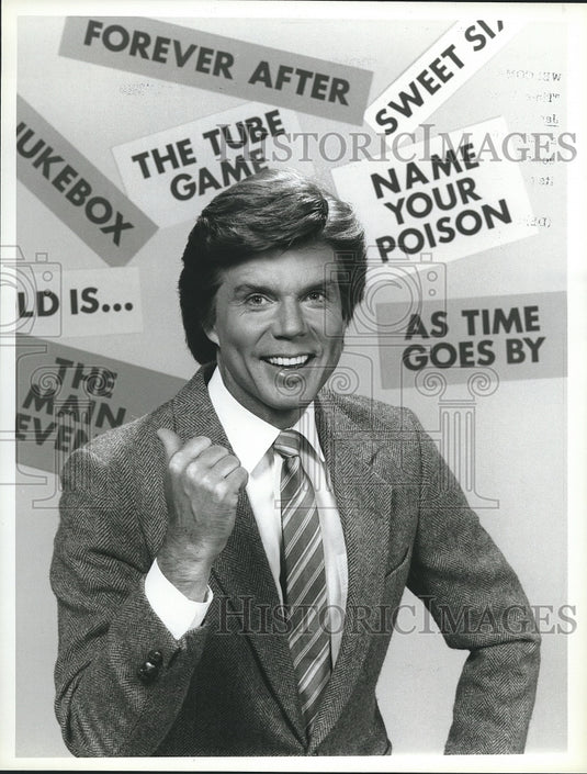 1984 Press Photo John Davidson, Host of Game Show 