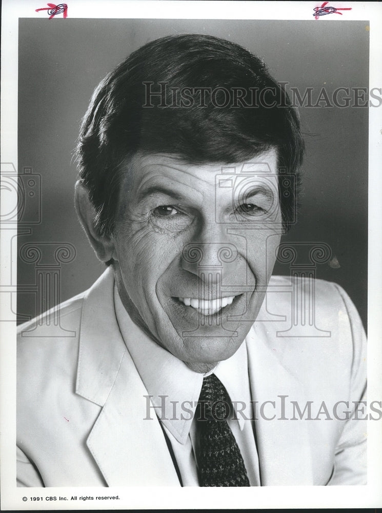 1991 Press Photo Leonard Nimoy, Actor - Historic Images