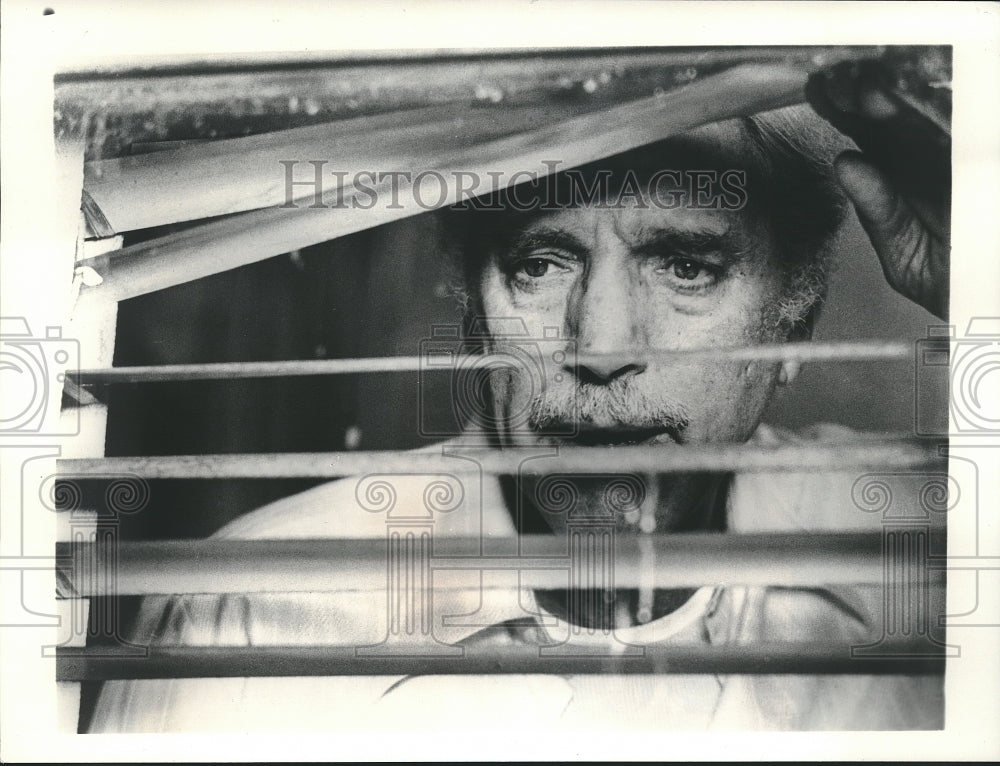 1984 Press Photo Actor Burt Lancaster in CBS Television's "Atlantic City" - Historic Images