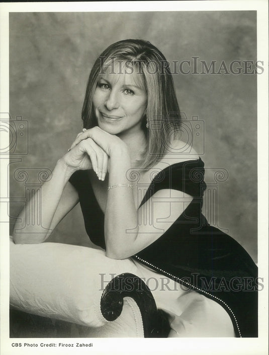 1995 Press Photo Barbra Streisand, Singer and Actress, "Barbra: The Concert" - Historic Images