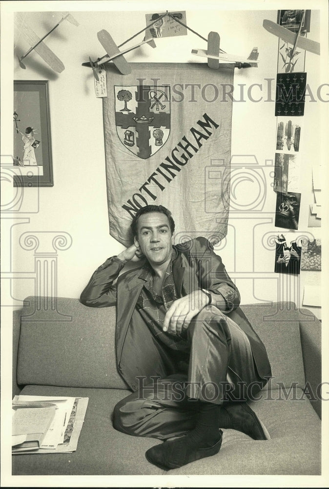 1987 Press Photo Robert Lindsay, Star of &quot;Me and My Girl&quot; on Broadway - Historic Images