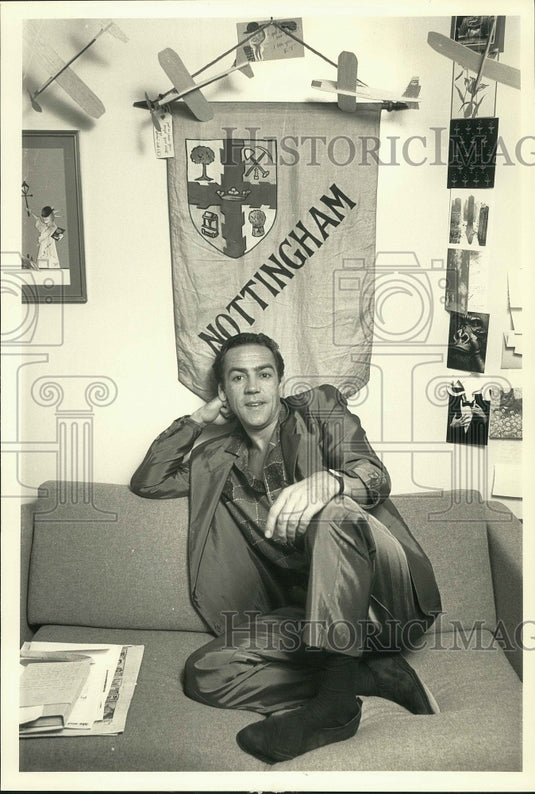 1987 Press Photo Robert Lindsay, Star of "Me and My Girl" on Broadway - Historic Images