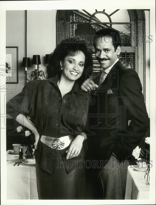 1986 Press Photo Tim Reid and Daphne Maxwell Reid in 