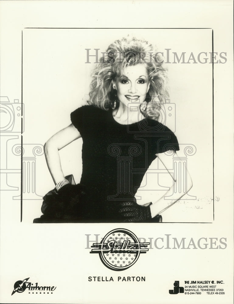 Press Photo Stella Parton, Country Singer and Songwriter - Historic Images