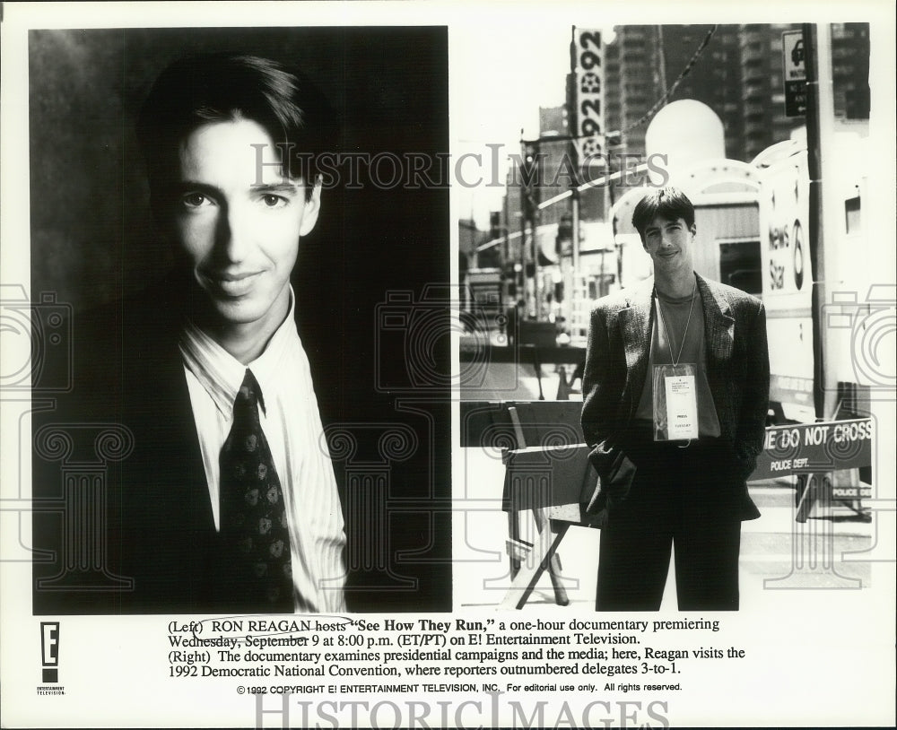 1992 Ron Reagan, Host of &quot;See How They Run&quot; Documentary - Historic Images