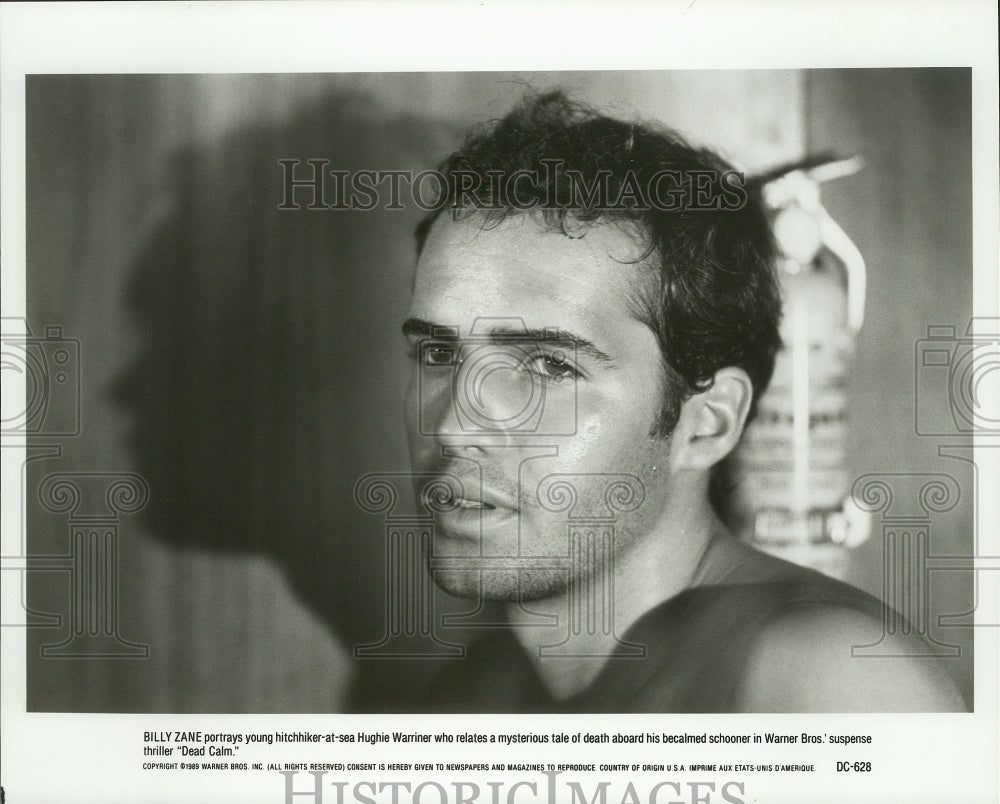 1989 Press Photo Billy Zane, Actor in Thriller "Dead Calm" - Historic Images