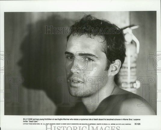 1989 Press Photo Billy Zane, Actor in Thriller "Dead Calm" - Historic Images