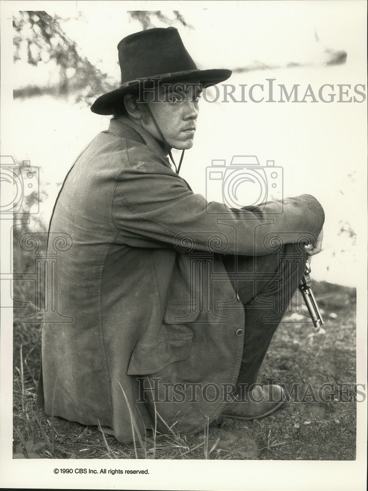 1990 Press Photo Rick Schroder, Actor in "Blood River" - Historic Images