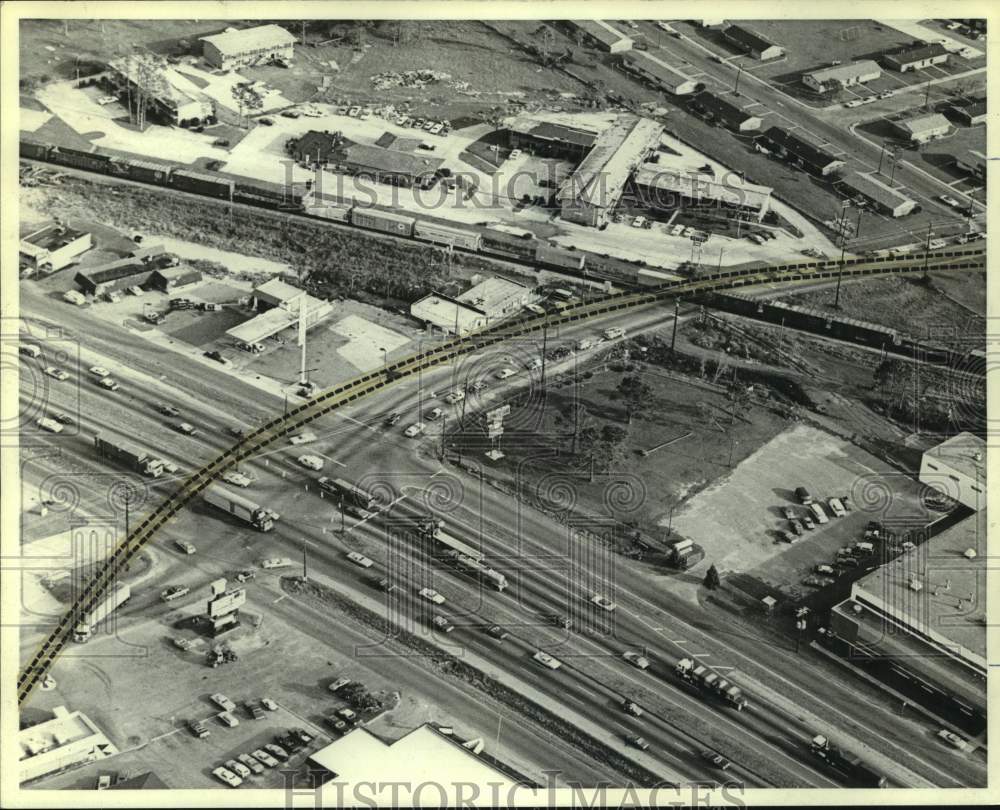 Aerial view of 14th Street Overpass - Historic Images