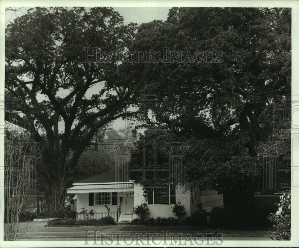 1968 Press Photo Townsend home at 1060 Augusta Street in Alabama - Historic Images