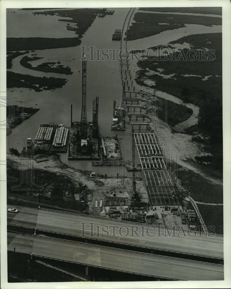 1975 Press Photo Construction of Eastern Terminus roads in Alabama - Historic Images