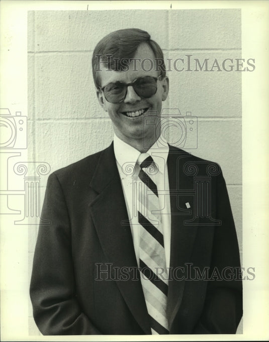 Press Photo The Reverend Brant Baker, Providence Presbyterian Church USA - Historic Images