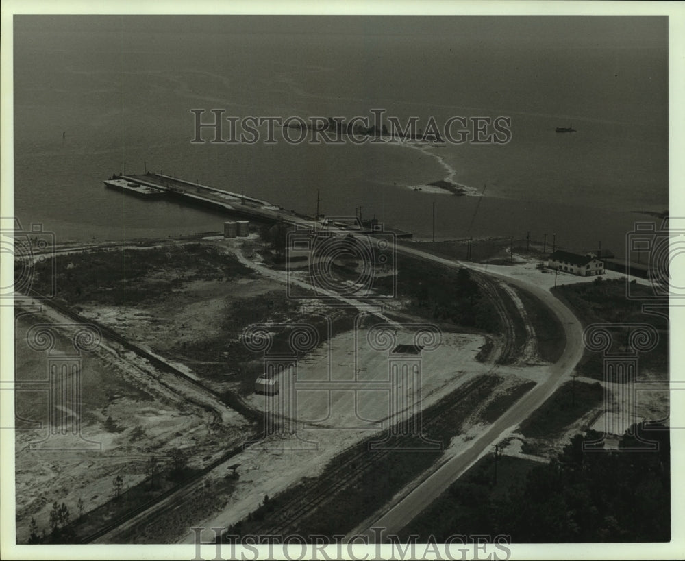 1968 Aerial View, Theodore Industrial Park, Mobile, Alabama - Historic Images