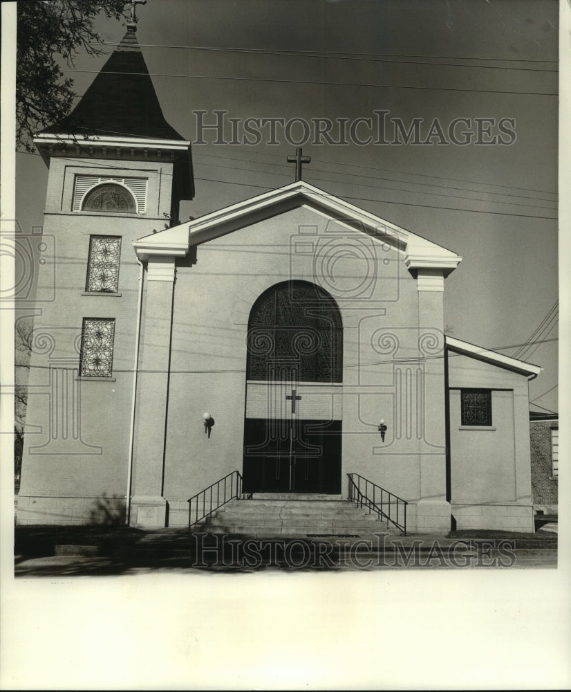 1973 St. Margaret's Catholic Church at Bayou La Batre, Alabama - Historic Images