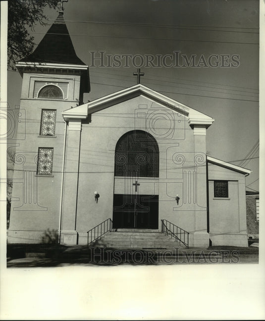 1973 St. Margaret's Catholic Church at Bayou La Batre, Alabama - Historic Images