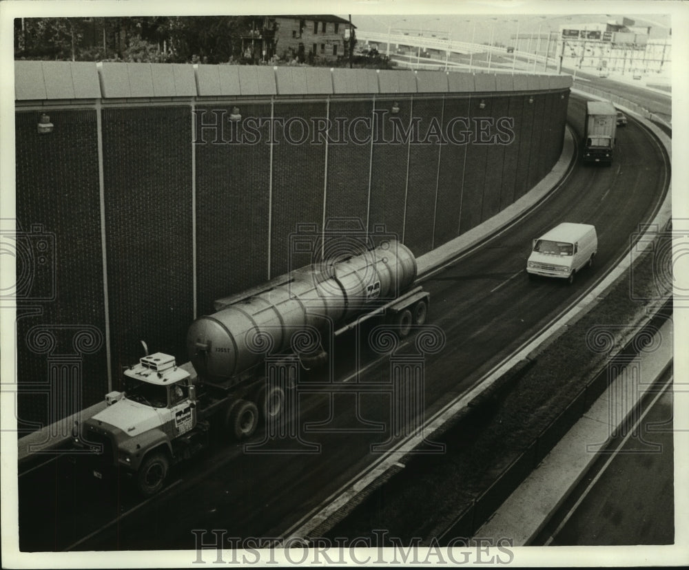 1973 Vehicles Entering Tunnel Entrance, Alabama - Historic Images