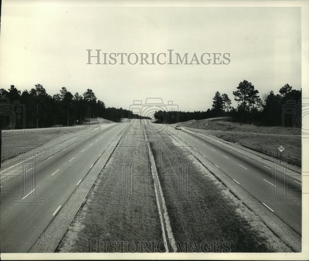 1964 Press Photo Interstate Highway 65 near Castleberry in Conecuh County - Historic Images