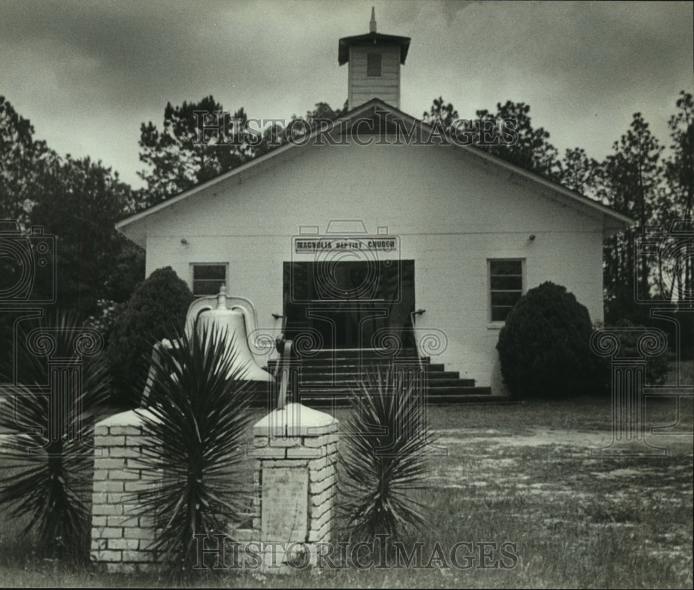 Exterior of Magnolia Baptist Church, Alabama - Historic Images