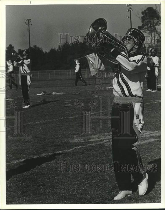 1990 Press Photo Marching Band Festival participants, Alabama - amra09226- Historic Images