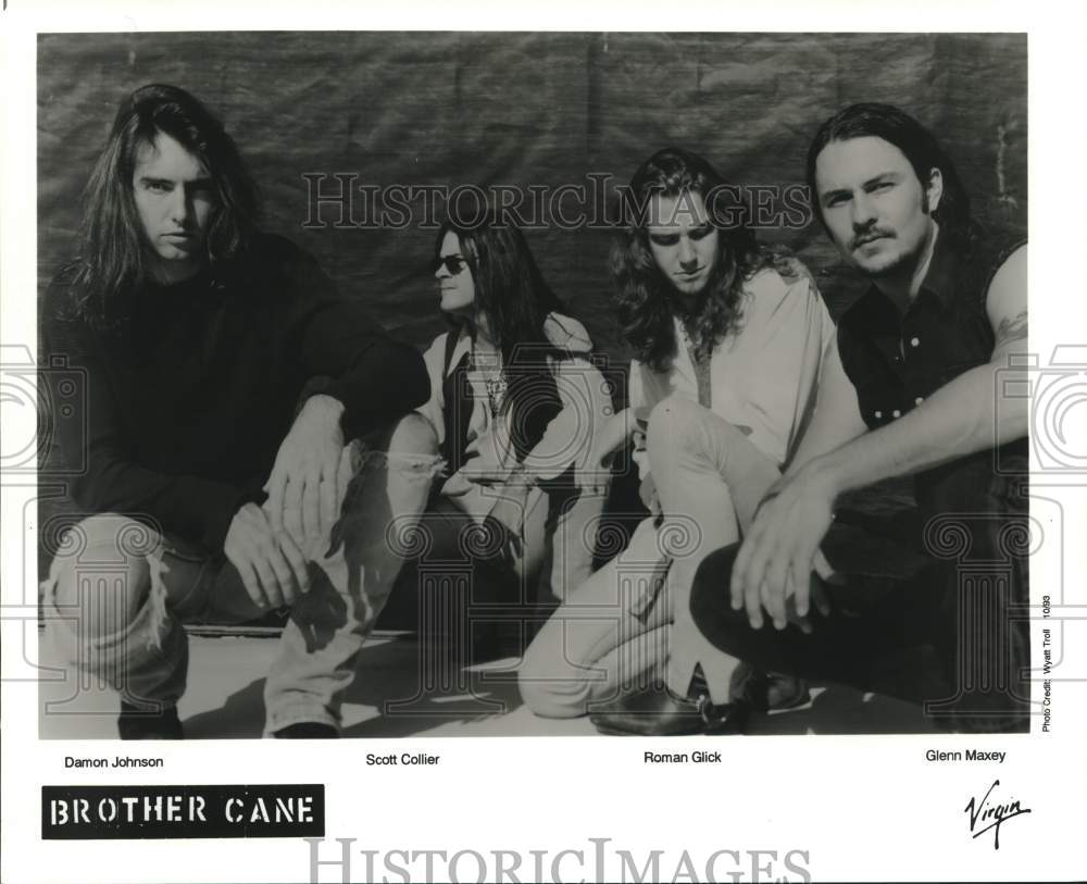 1993 Press Photo Members of the Rock Band Brother Cane - amra09319- Historic Images