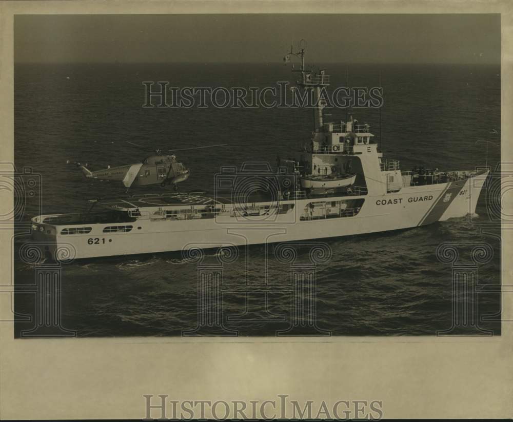 1972 Coast Guard Ship Valiant at Sea, Alabama - Historic Images