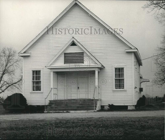 1964 Press Photo Methodist Church in Lyeffion, Alabama in Conecuh County - Historic Images