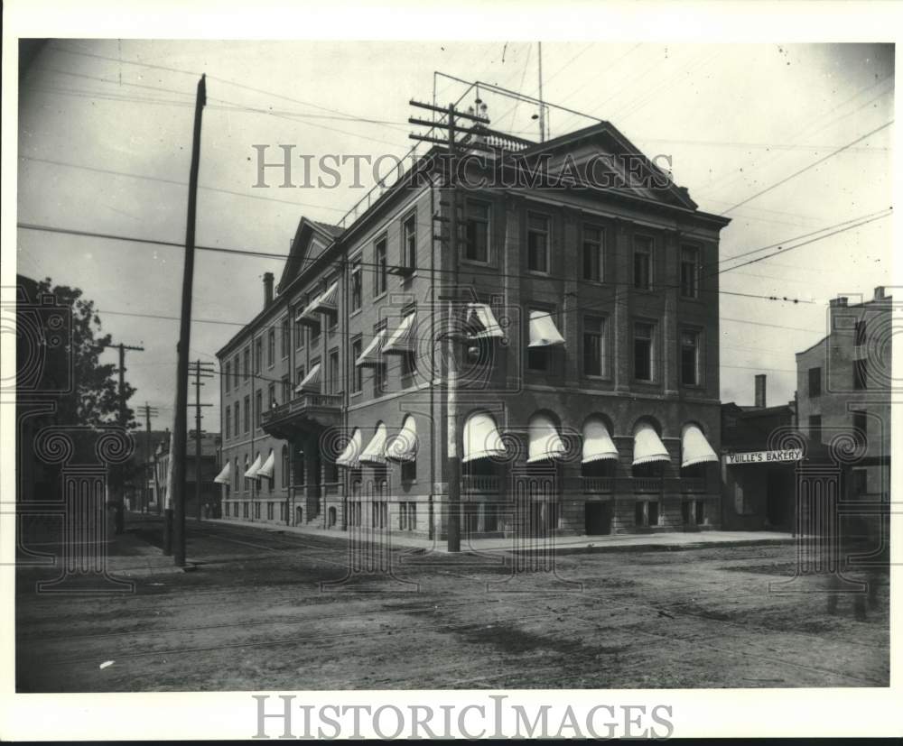 1905 Press Photo Old Building from Wilson Photo Collection of Mobile, Alabama - Historic Images