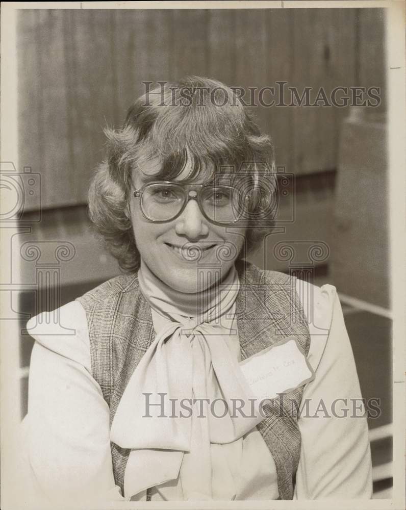 1979 Press Photo Barbara M. Cox, Darien Planning and Zoning Member - ctaa16206- Historic Images