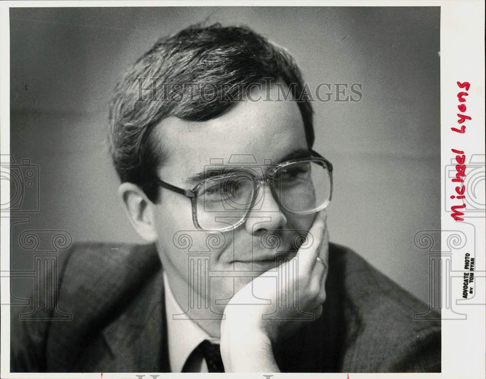 1988 Press Photo Michael Lyons, Norwalk Common Council Leader - ctaa17365 - Historic Images