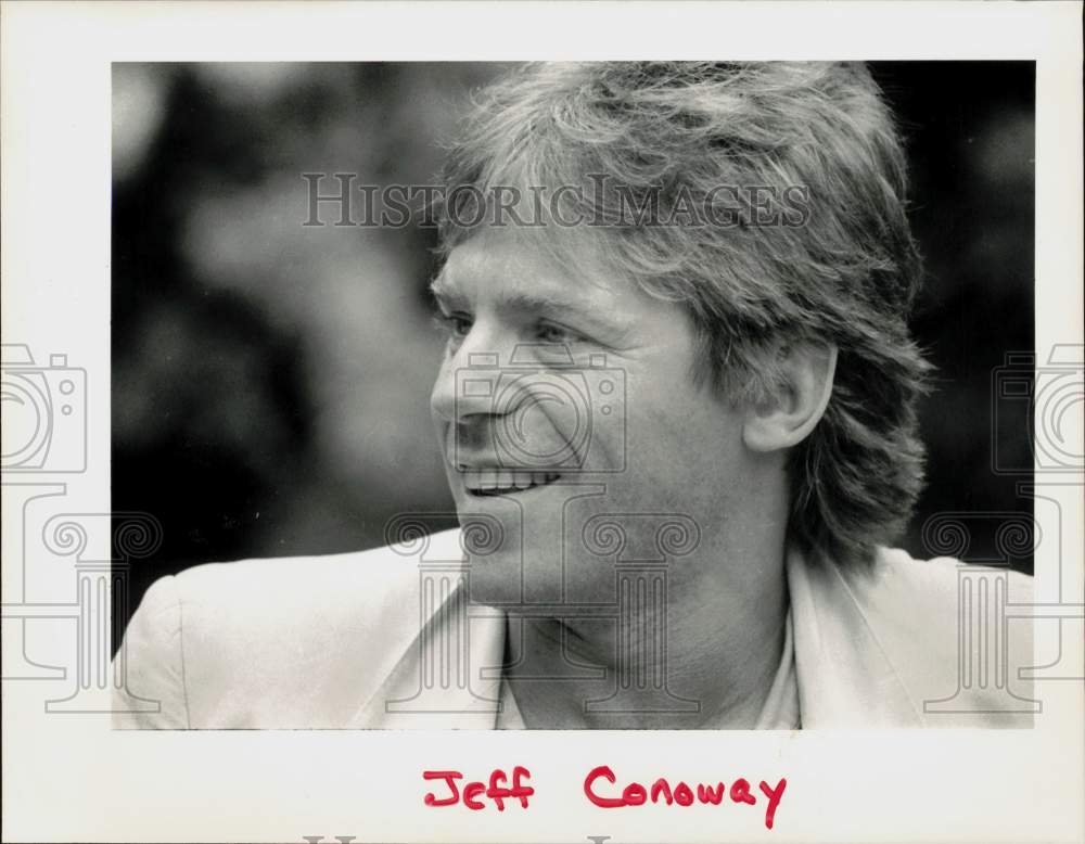 1985 Press Photo Jeff Conoway, Actor - ctaa22434 - Historic Images