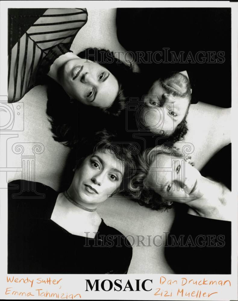 Press Photo Mosaic, Music Group - ctgp00618- Historic Images