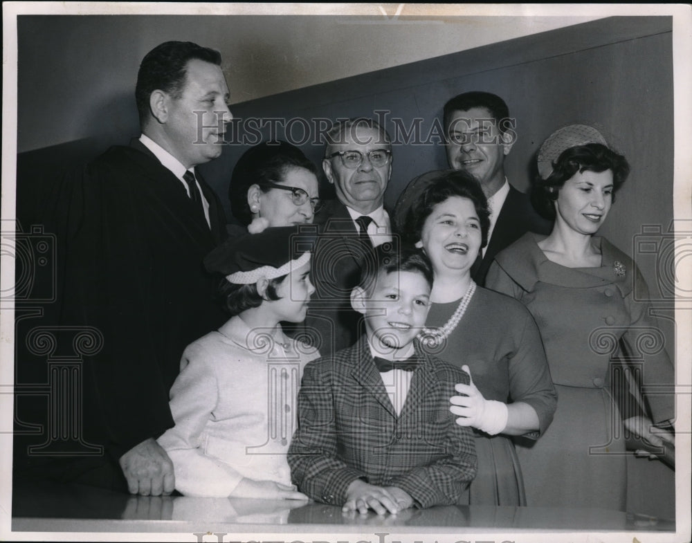 1961 Press Photo Common Pleas Judge Frank J. Battisti Of Youngstown - Historic Images