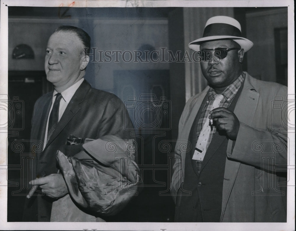 1957 Media Photo Alijah Abercrombie, Allex Birney Jury Couldnt Decide - Historic Images