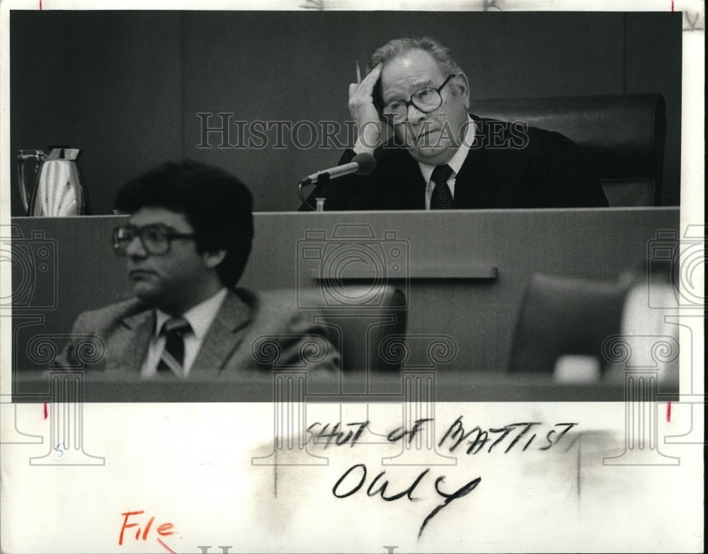 1982 Media Photo Judge - Historic Images