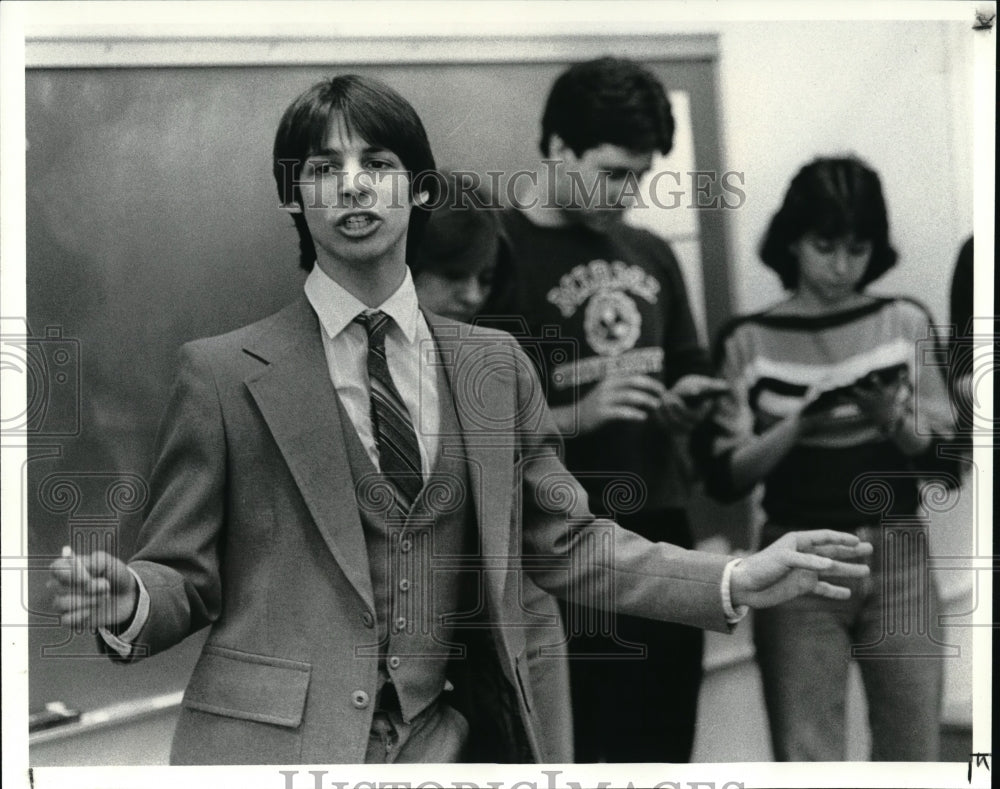 1984 Press Photo Arthur Benjamin, a human computer - Historic Images