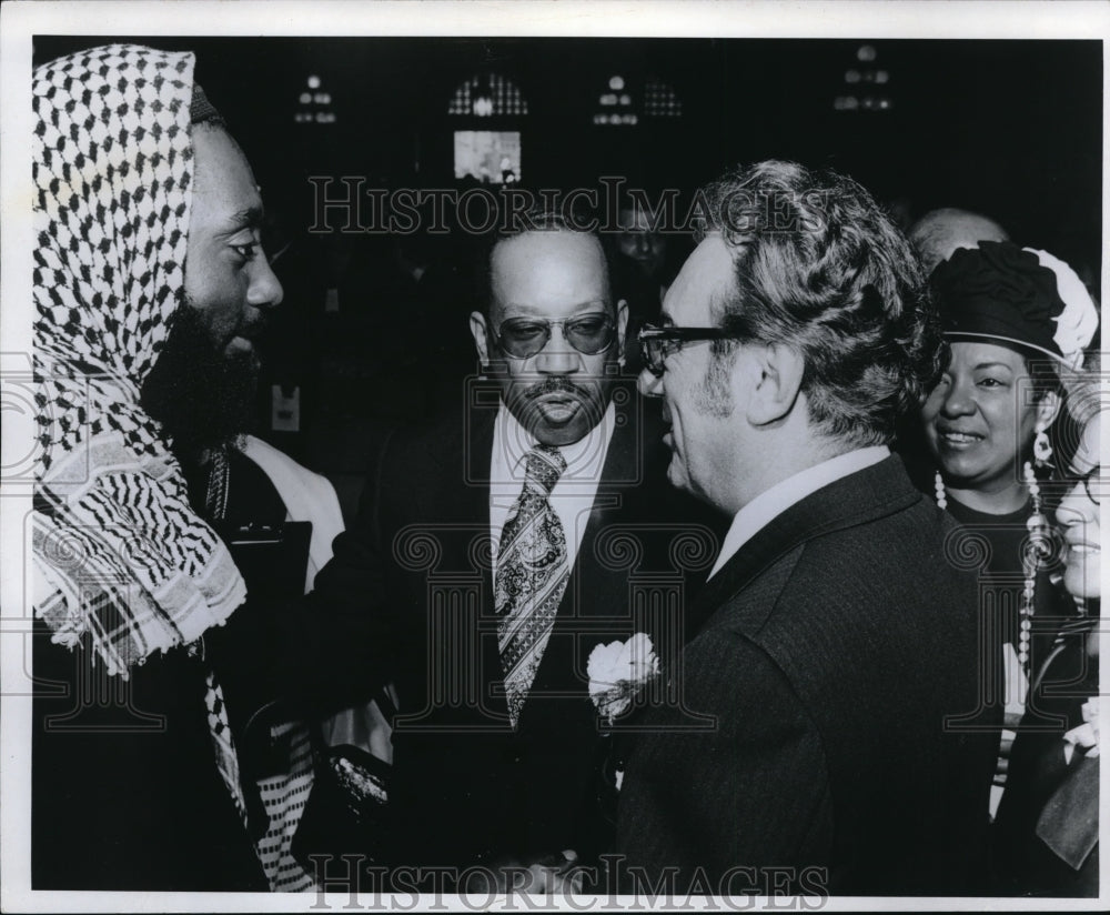 1973 Press Photo Abdulla Raheem Ron Bey and Ralph Perk - Historic Images