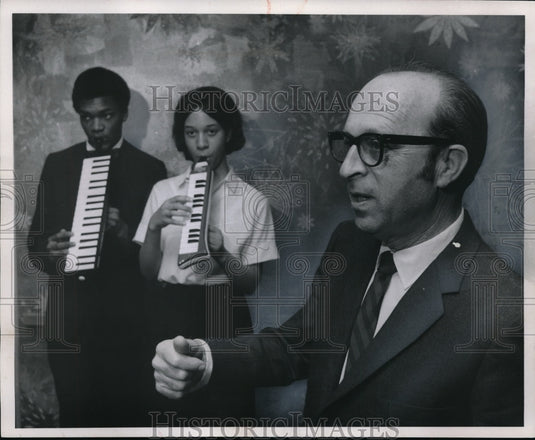 1970 Press Photo Marta Jones Karl Pettus and Jean Berger - Historic Images