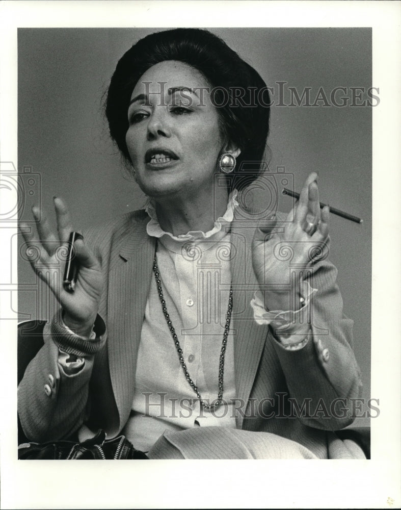 1981, Mrs Nitza Ben-Elissar, Ambassador - Historic Images