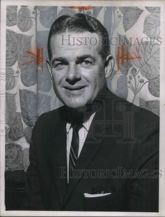 19645 Press Photo John S. Andrews Ohio Republican Chairman & City Club Speaker. - Historic Images