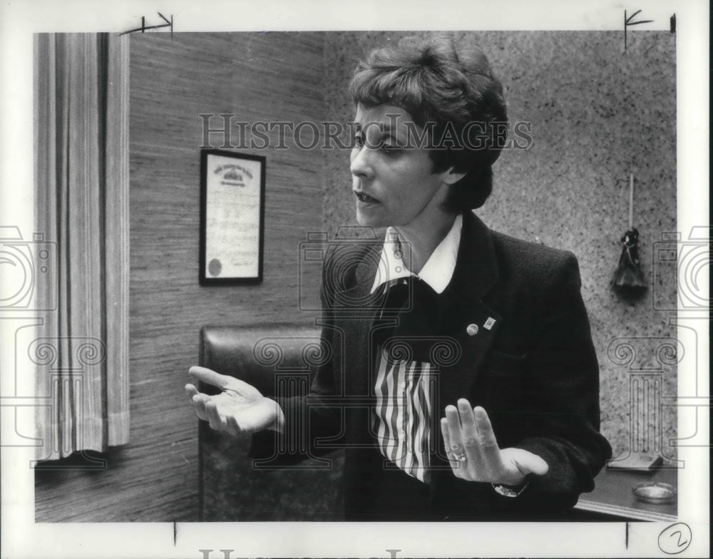 1984, Mary Jane Balacz Pres. of Cleveland Area Board of Realtors. - Historic Images