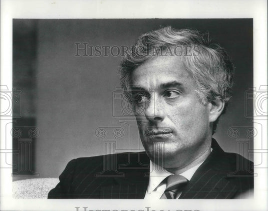 1987 Press Photo Richard S Adler Jr of Adler Galvin Rogers Co. - Historic Images