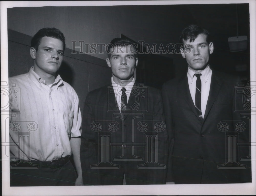 1968 Press Photo Kevin J, Michael J and Patricj J Adams, bros of Tim J Adams - Historic Images