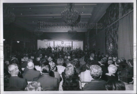 1968 Press Photo Spiro T Agnew Visits Cleveland In 1968 - Historic Images
