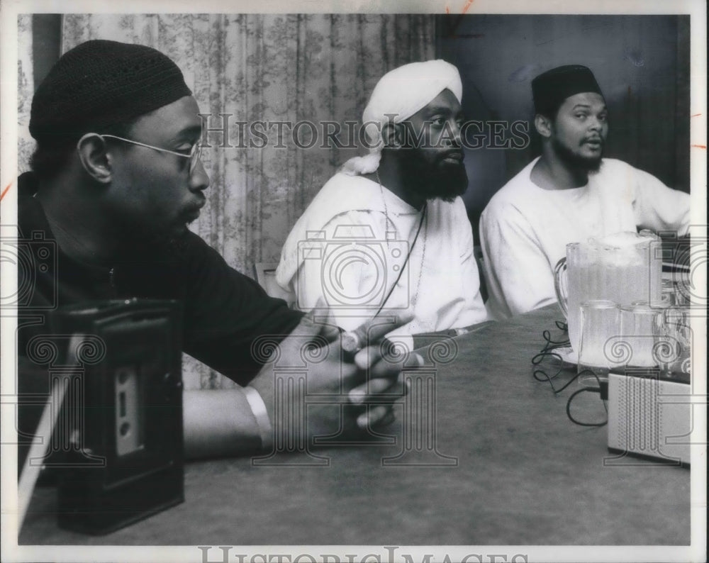 1973 Press Photo Yaseen Abdullah Abdul Raheem Abdullah Abdul Shaheed - Historic Images