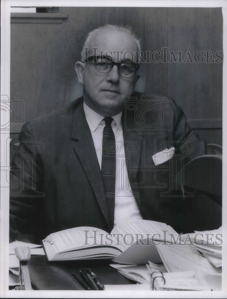 1966 Press Photo Allen J. Andrews Safety Director Toledo - Historic Images